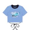 Sweet & Edgy Cropped T-Shirt