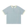 Loose-Fit Casual T-Shirt — Light Blue
