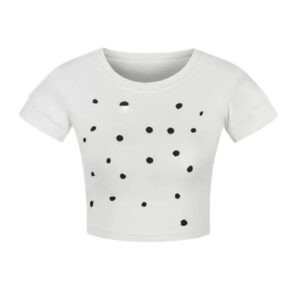 Fun Polka Dot T-Shirt — White