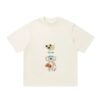 Fun Cartoon Animal Print T-Shirt — Creamy Apricot