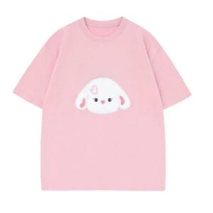 Cute Little Lamb Pink T-Shirt — Pink