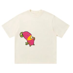 Retro-Chic Fruit Print T-Shirt